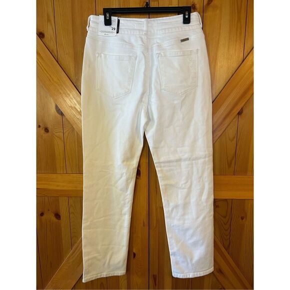 KanCan white straight fit jeans 11/29 nwt (0541) read￼ - Picture 4 of 8